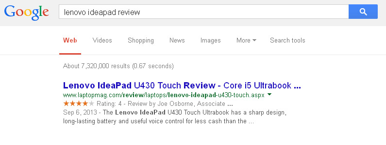 Rich snippets, reviews en SEO